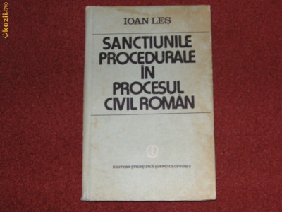 Sanctiunile procedurale in procesul civil - Ioan Les foto