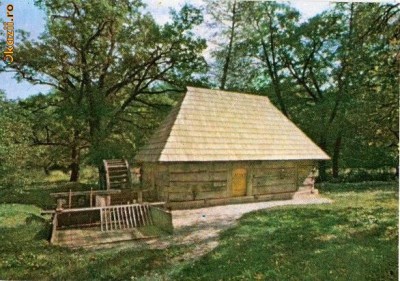 CP 212-21 Moara hidraulica din Poienii de Jos, jud.Bihor- Muzeul tehnicii populare Sibiu -necirculata -starea care se vede foto