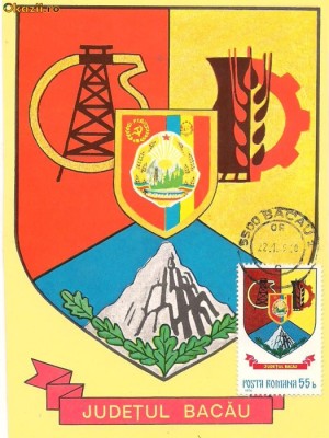 ilustrata maxima-STEMA JUDETULUI BACAU foto
