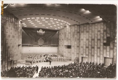 CPI (B451) BUCURESTI, STUDIOUL DE CONCERTE AL COMITETULUI DE RADIO-TELEVIZIUNE, CIRCULATA 1963, EDITURA MERIDIANE, CPCS, STAMPILE, TIMBRU foto