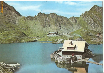 CPI (B462) MUNTII FAGARAS, CABANA BALEA LAC, CIRCULATA 1980, EDITURA OSETCM, STAMPILA, TIMBRU IMPRIMAT foto