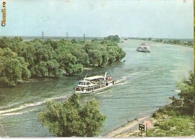CPI (B459) DELTA DUNARII, PE DUNAREA VECHE, CIRCULATA 1979, EDITURA OSETCM, STAMPILE, TIMBRU IMPRIMAT foto