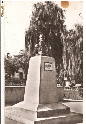 CPI (B469) BACAU, VEDERE DIN PARC, VASILE ALECSANDRI, EDITURA MERIDIANE, CIRCULATA 1965, STAMPILE, TIMBRU foto