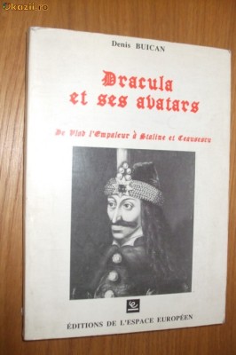 DRACULA ET SES AVATARS - Denis BUICAN (autograf) - 1991, 218 p. foto