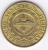 Moneda Filipine 25 Sentimos 2003 - KM#271 UNC foto