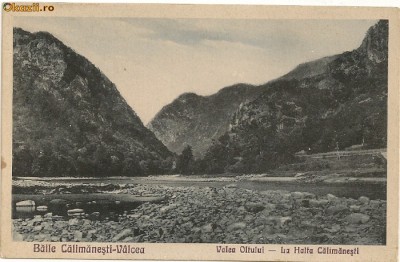 Baile Calimanesti-Valcea - Valea Oltului, La halta Calimanesti foto