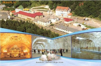 CP 213-56 Salina Targu Ocna:Incinta ,,Salinei&amp;quot;; Biserica Sf.Varvara; Baza...Mina Trotus -necirculata -starea care se vede foto