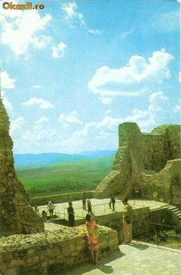 CP 213-82 Targu Neamt. Ruinele cetatii Neamtului (sec. XIV-XV) -necirculata -starea care se vede foto