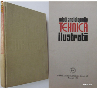 Mica enciclopedie tehnica ilustrata,1973 foto