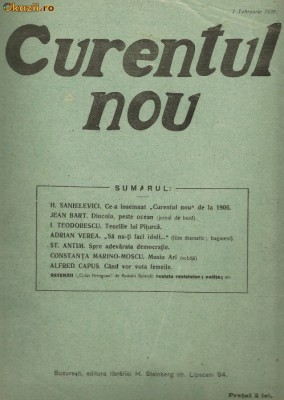 Curentul nou -- anul I, no 1, 2, 3 si 4 -- februarie 1920 foto