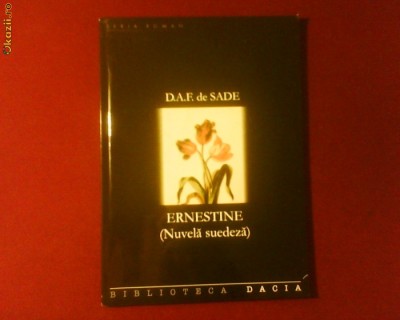 D.A.F. de Sade Ernestine (Nuvela suedeza) foto