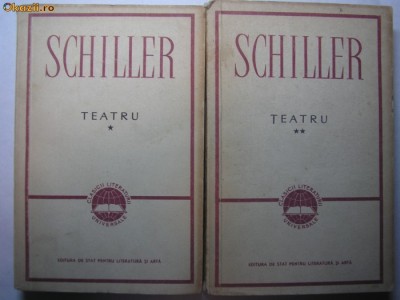 Friedrich Schiller - Teatru Vol.1.2. foto