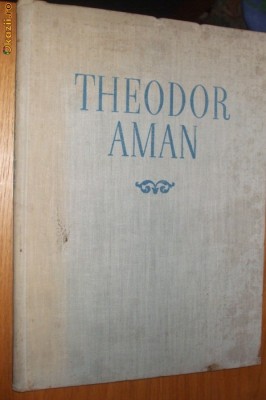 THEODOR AMAN - Album; text in limba engleza, 1954 foto