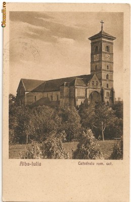 Alba-Iulia - Catedrala rom. cat. - 1946 foto