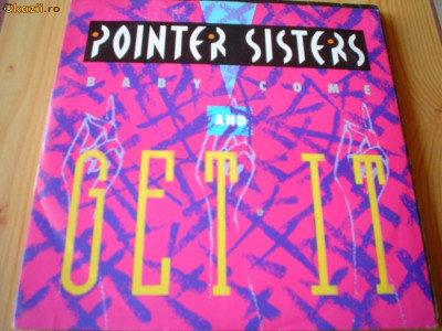 pointer sister baby come and get it disc maxi single vinyl muzica pop disco vest foto