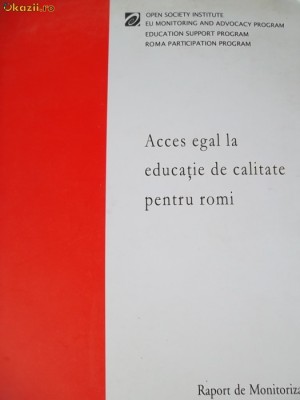 ACCES EGAL LA EDUCATIE DE CALITATEPENTRU ROMI foto