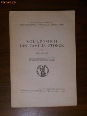 Sculptorii din Familia Storck - Gunther Ott - 1940 foto