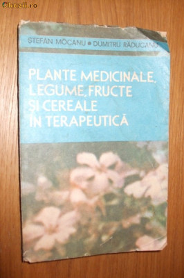 PLANTE MEDICINALE, LEGUME, FRUCTE SI CEREALE IN TERAPEUTICA - Stefan Mocanu foto