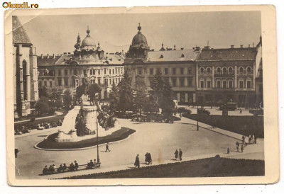 carte postala- CLUJ NAPOCA -Piata Libertatii foto