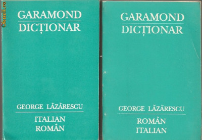George Lazarescu - Dictionare de buzunar - Roman-Italian, Italian-Roman foto