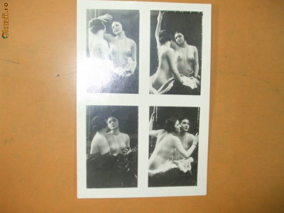 Foto Erotica Nud femeie 4 ipostaze 16 x 12 cm foto