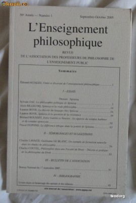 L&amp;#039;enseignement philosophique 1/2005 foto