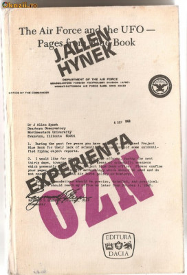 (C1048) EXPERIENTA OZN O CERCETARE STIINTIFICA DE J. ALLEN HYNEK, EDITURA DACIA, CLUJ-NAPOCA, 1978, TRADUCERE DE ION HOBANA SI PETRE-GRIGORE NASTASE foto