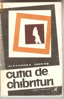 (C1092) CUTIA DE CHIBRITURI DE ALEXANDRA INDRIES, EDITURA CARTEA ROMANEASCA, BUCURESTI, 1987 foto