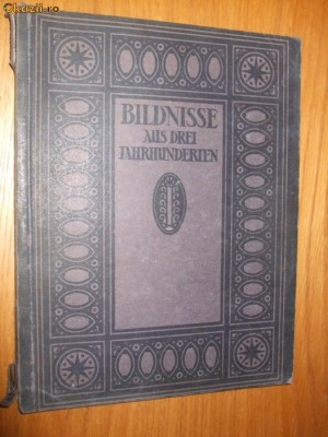 BILDNISSE AUS DREI JAHRHUNDERTEN DER ALTEN - Karl Scheffer - 112 p. foto