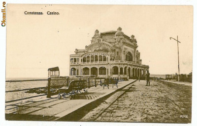 1138 - CONSTANTA, Casino and G-lul Mackensen - old postcard - unused foto