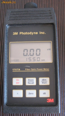 Fiber Optic Power Meter- 3M Photodyne Fibre Optic Power Meter foto