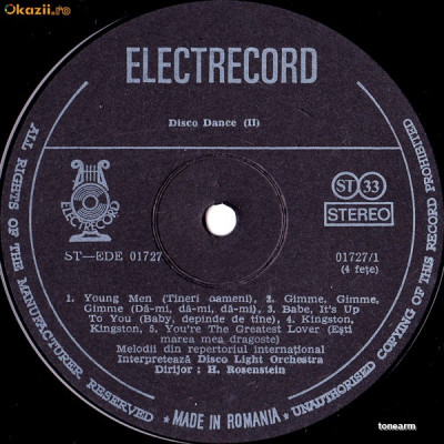 Disco Light Orchestra_H. Rosenstein - Disco Dance II / 2 (Vinyl) foto