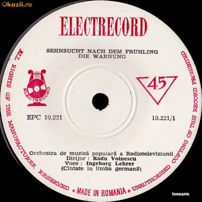 Radu Voinescu - Sehnsucht Nach Dem Fruehling_Die Warnung_Waldvoegelein (7&amp;quot;) foto