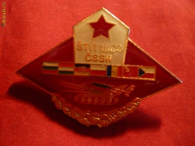 Insigna Militara Tratatul de la Varsovia 1984 Cehoslovacia foto