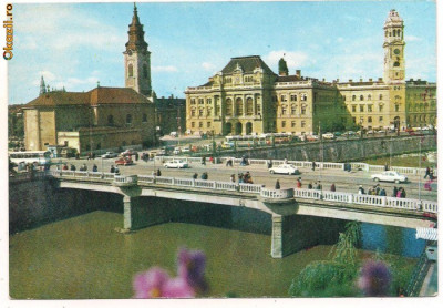 carte postala- ORADEA - Pod peste Crisull Repede foto