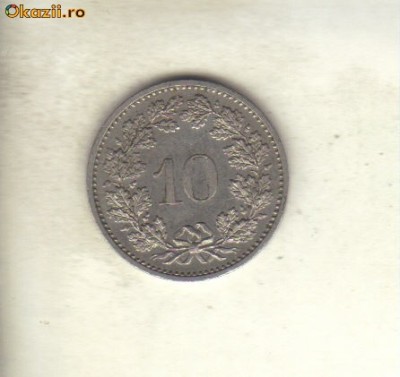 bnk mnd Elvetia 10 rappen 1983 foto