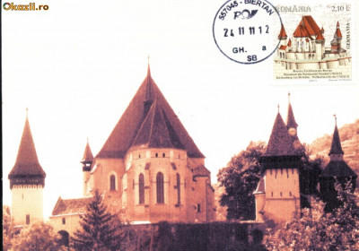 Carte maxima Biserica fortificata din Biertan foto