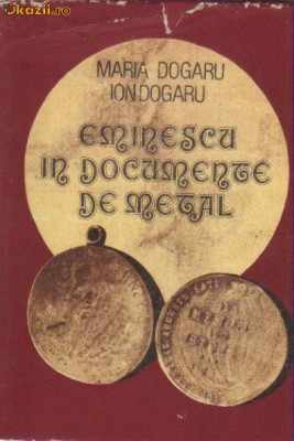 bnk mdl Maria si Ion Dogaru - Eminescu in documente de metal foto