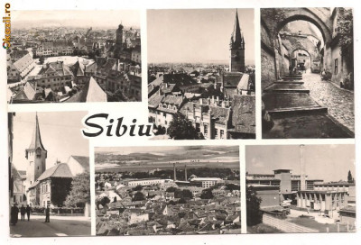 carte postala(ilustrata)-SIBIU-colaj foto