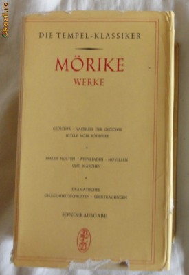 Eduard Morike Werke Tempel-Klassiker foto