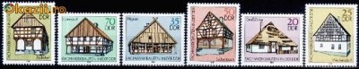 Germania DDR 1981 - Arhitectura 6 v. neuzate foto