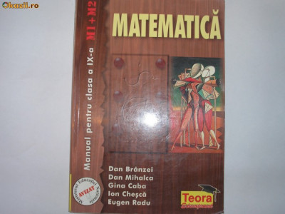 Matematica Manual clas a IX-A Dan Branzei -TEORA R4 foto