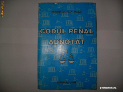 Codul penal adnotat-Constantin Sima foto