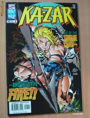 KA-ZAR #1 . Marvel Comics foto