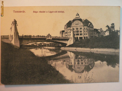 TIMISOARA - POD PESTE BEGA - ANUL 1913 foto