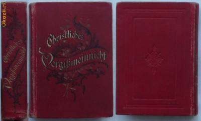 Dragoste si prietenie , lucrare germana din 1905 cu 5 cromolitografii foto
