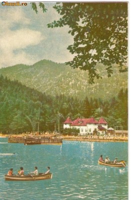 R-386 Romania, Tusnad Bai, Strandul, circulata foto