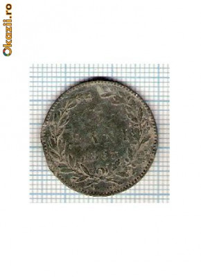 02 Moneda 5 Bani 1867 HEATON -starea care se vede -ceva mai buna decat scanarea foto