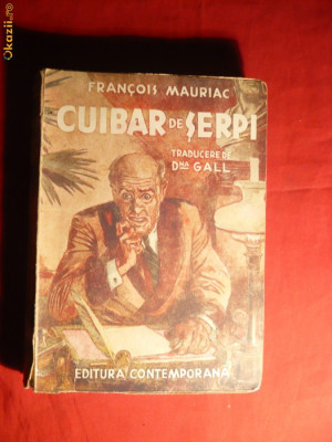 F. MAURIAC - CUIBAR DE SERPI -Ed. Contemporana 1943 foto