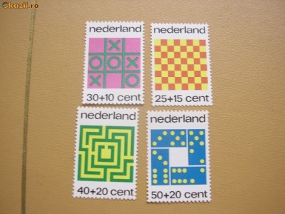 Olanda 1973 pentru copii SAH mi 1019-1022 foto
